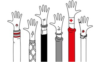Red Cross Hands