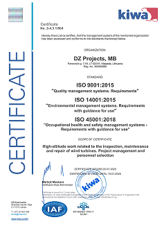 ISO Certificate 1